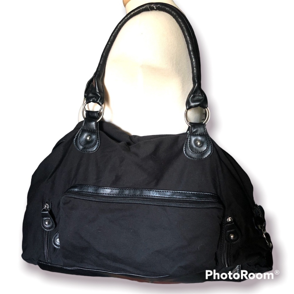 Black shoulder purse